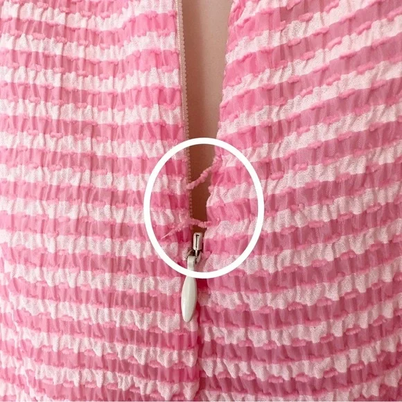 Amanda Uprichard Sicily Dress in Piquette Pink - Picture 11 of 16